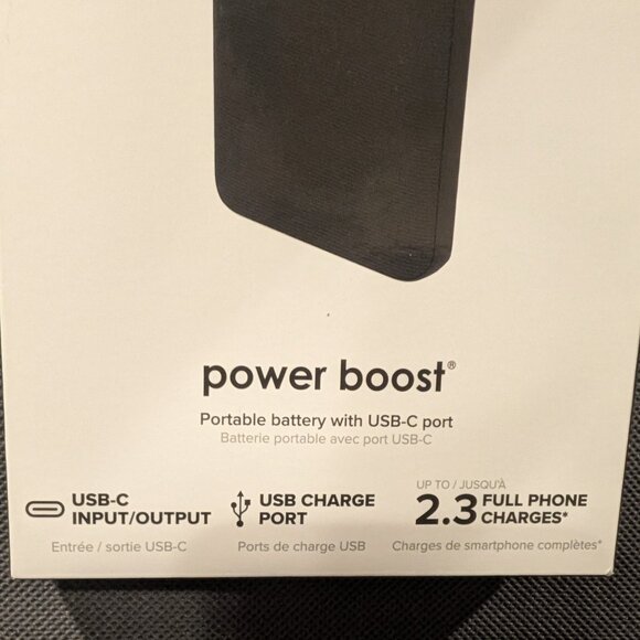 Mophie Power Boost 10,000 mAh Portable Power Bank – USB-C & USB-A NIB - Picture 2 of 4